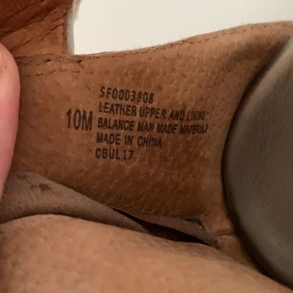 Sofft Fiora Metallic Taupe Leather Cross Strap Zipper Heel Comfort Sandal Sz 10 - Picture 6 of 10